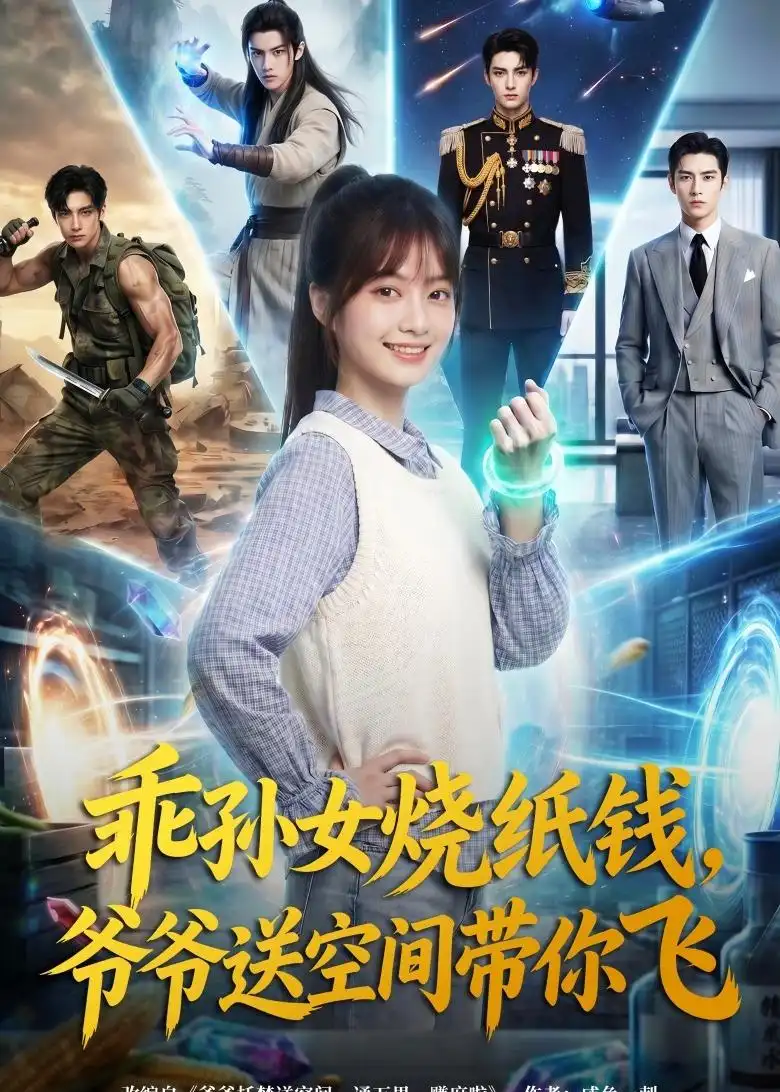 《乖孙女烧纸钱，爷爷送空间带你飞（67集）（夸克网盘）》短剧封面