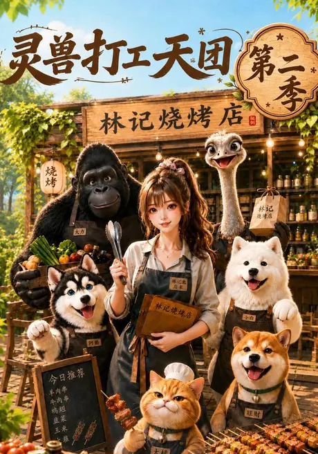 《灵兽打工天团第二季（119集）（夸克网盘）》短剧封面
