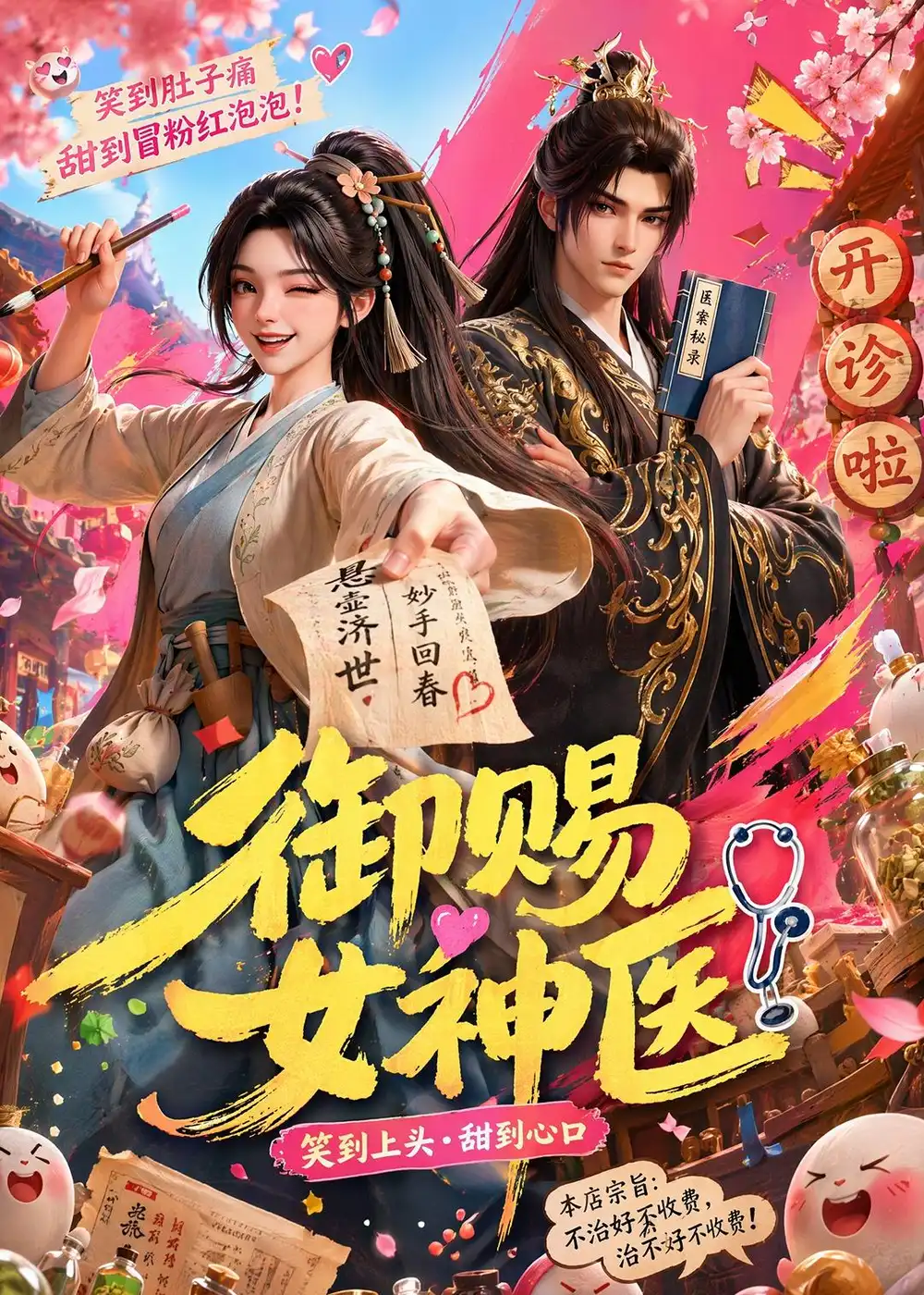 《御赐女神医(74集)(夸克网盘)》短剧封面
