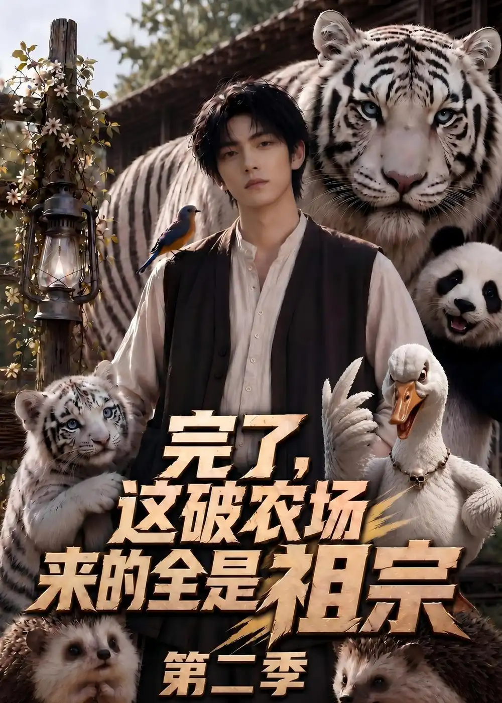 《完了，这破农场来的全是祖宗第二季（80集）（夸克网盘）》短剧封面