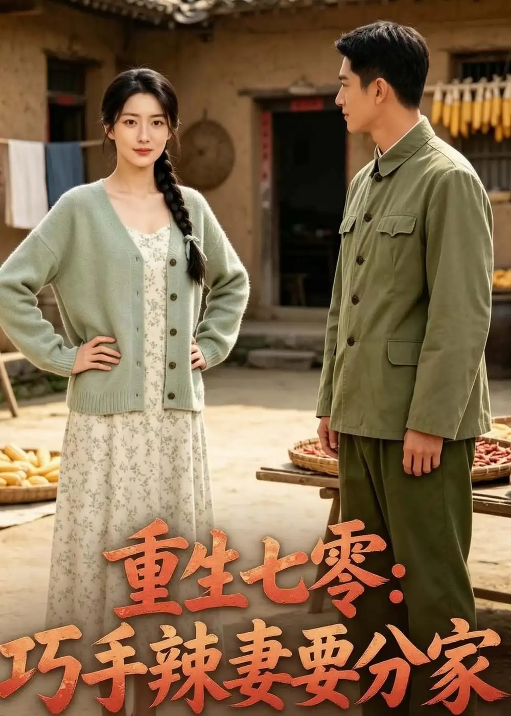 《重生七零：巧手辣妻要分家（70集）AI短剧（夸克网盘）》短剧封面