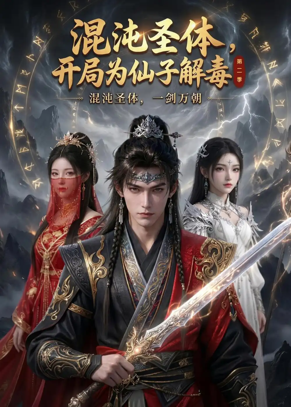 《混沌圣体，开局为仙子解毒第二季（80集）（夸克网盘）》短剧封面