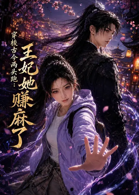 《穿梭古今两头跑：王妃她赚麻了（205集）（夸克网盘）》短剧封面