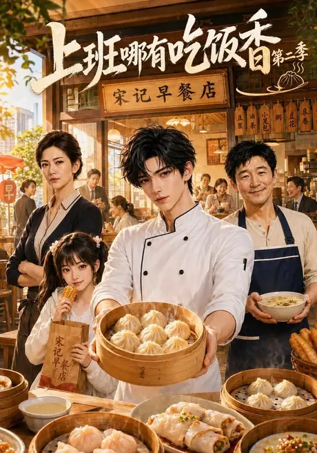 《上班哪有吃饭香第二季（152集）AI短剧（夸克网盘）》短剧封面