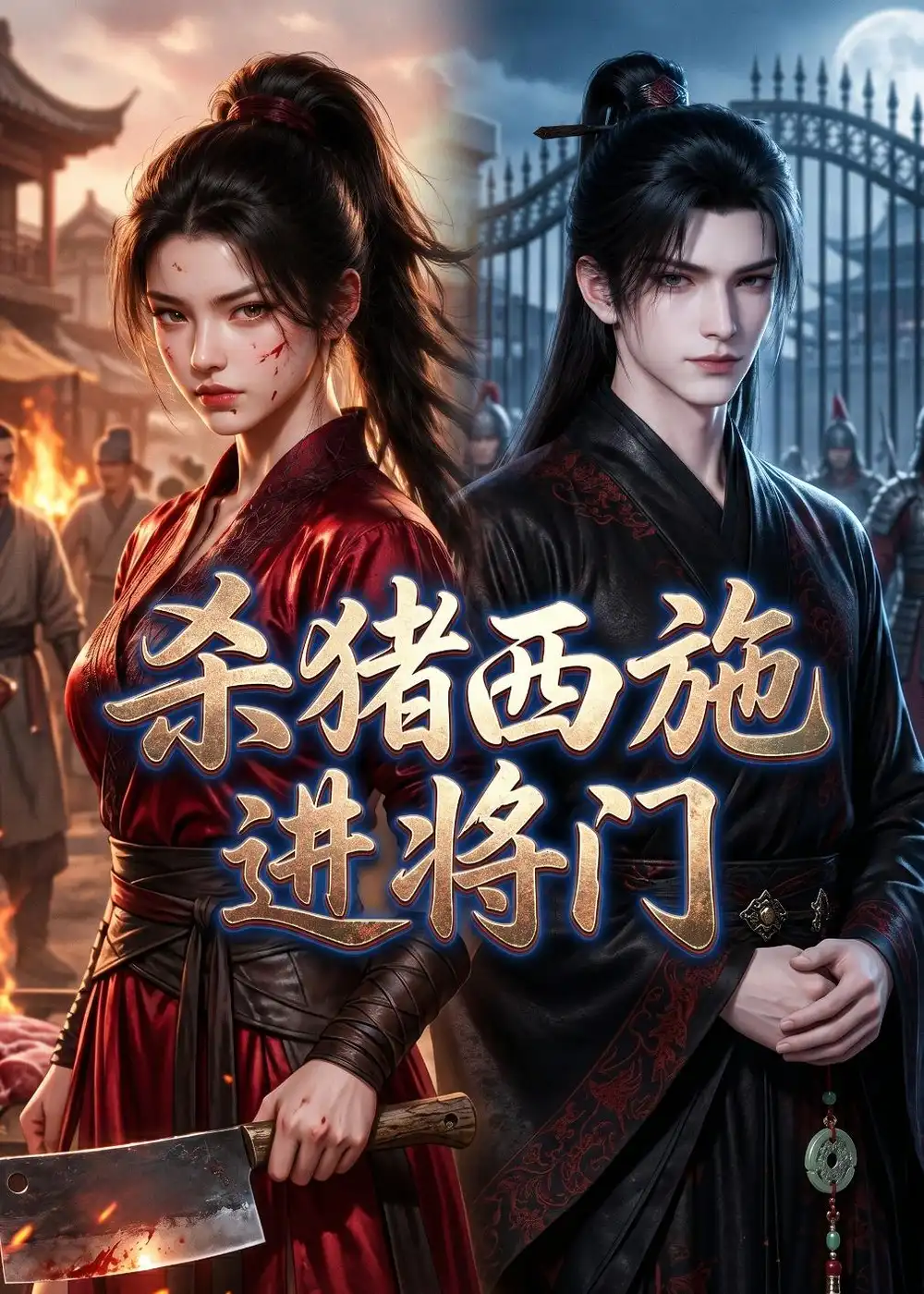 《杀猪西施进将门(60集)(夸克网盘)》短剧封面
