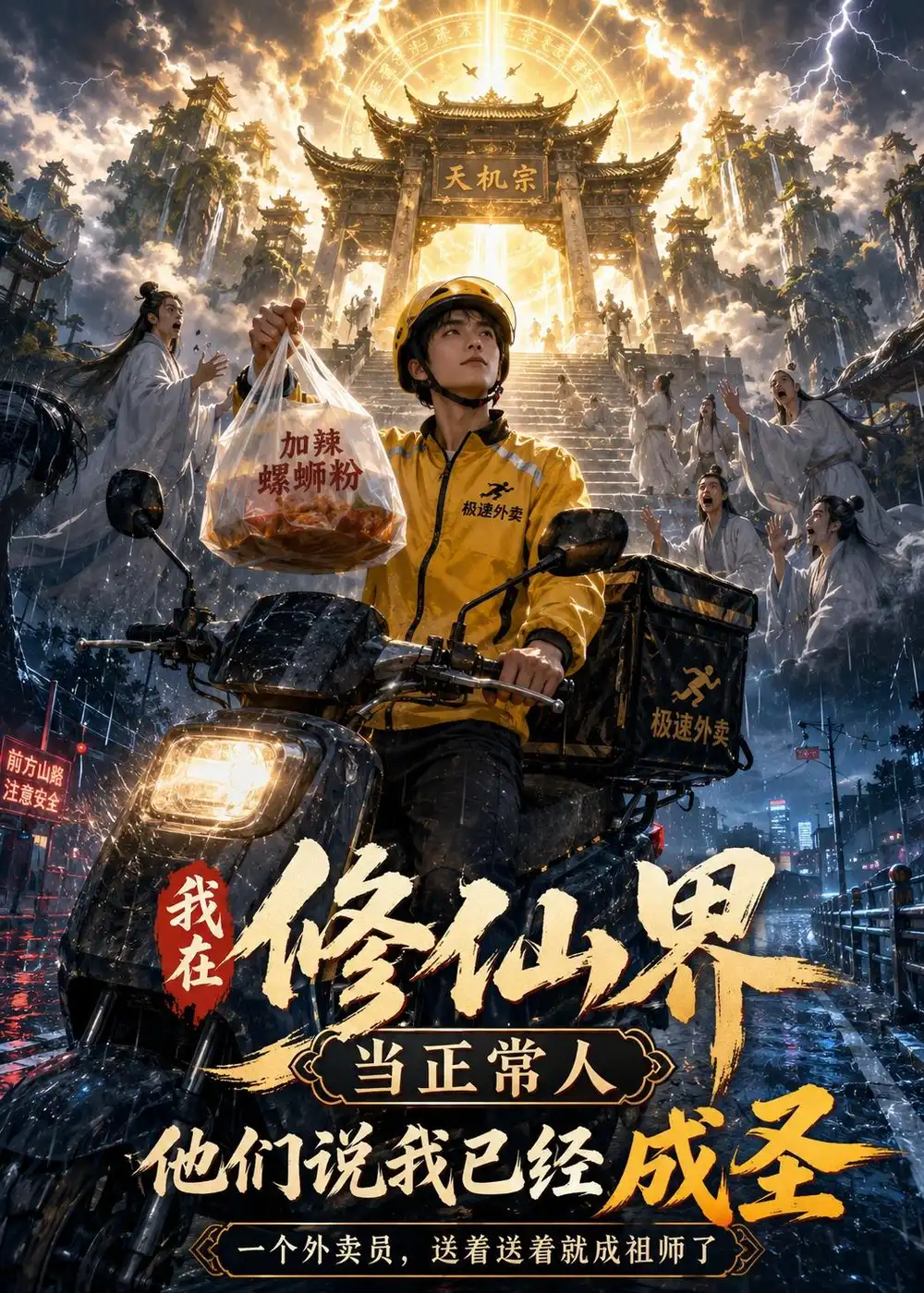 《我在修仙界当正常人，他们说我已经成圣（60集）AI短剧（夸克网盘）》短剧封面