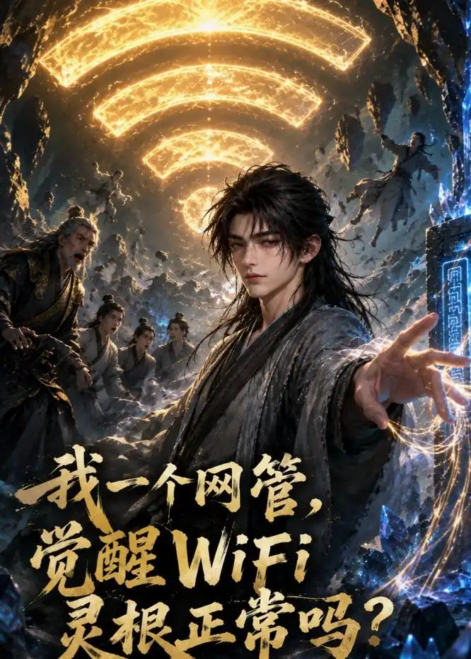 《我一个网管，觉醒WiFi灵根正常吗？（67集）AI短剧（夸克网盘）》短剧封面