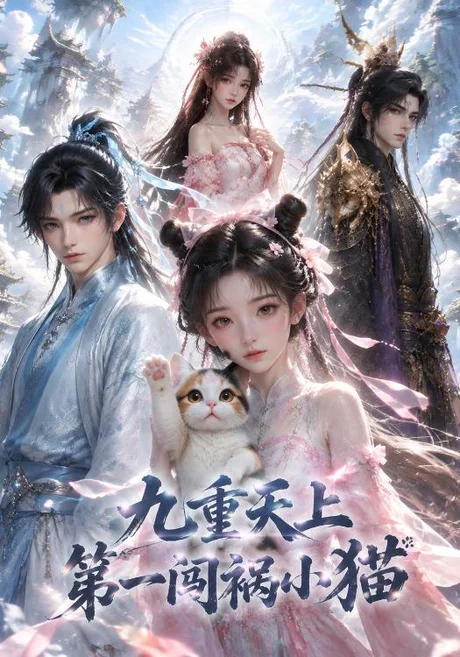 《九重天上第一闯祸小猫（55集）AI短剧（夸克网盘）》短剧封面