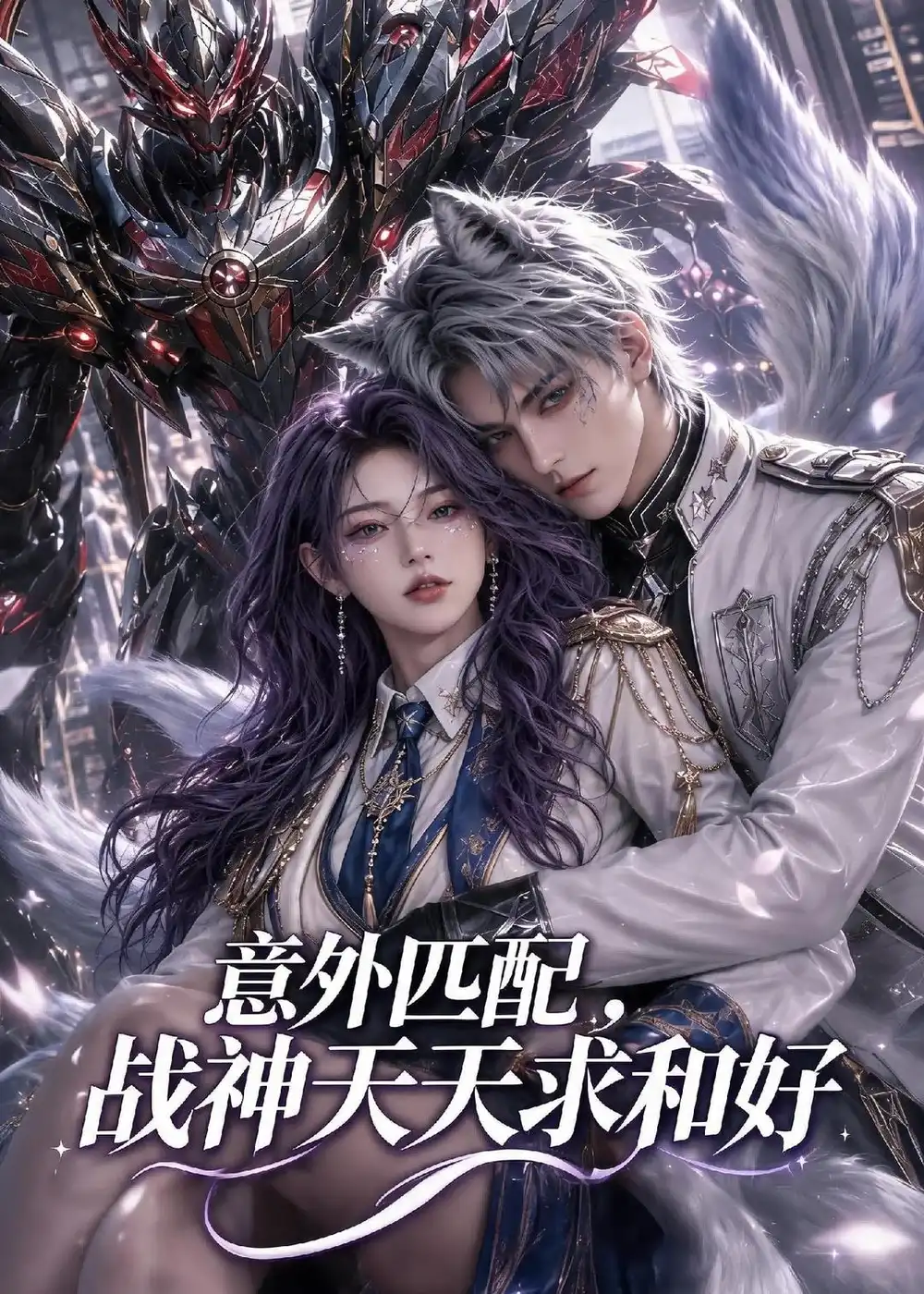 《意外匹配，战神天天求和好（53集）AI短剧（夸克网盘）》短剧封面