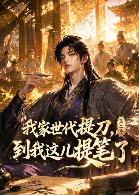 《我家世代提刀，到我这儿提笔了第二季（80集）（夸克网盘）》短剧封面