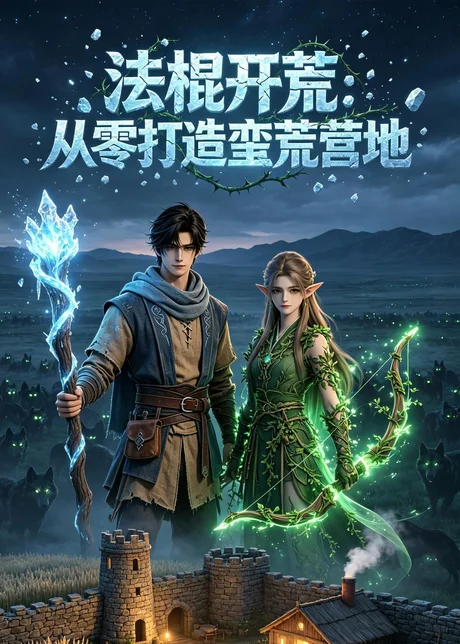 《法棍开荒：从零打造蛮荒营地（23集）AI短剧（百度网盘）》短剧封面