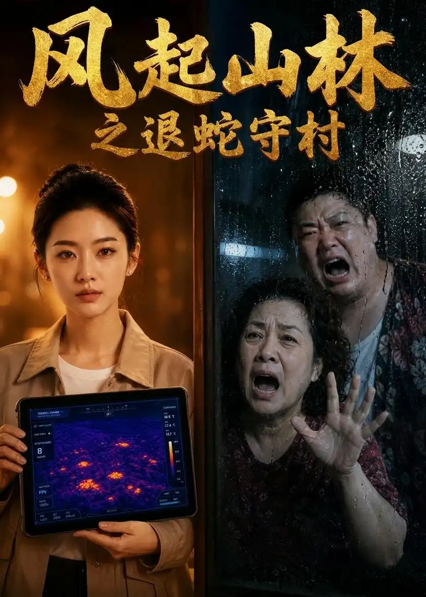 《风起山林之退蛇守村（61集）AI短剧 (2026)》短剧封面
