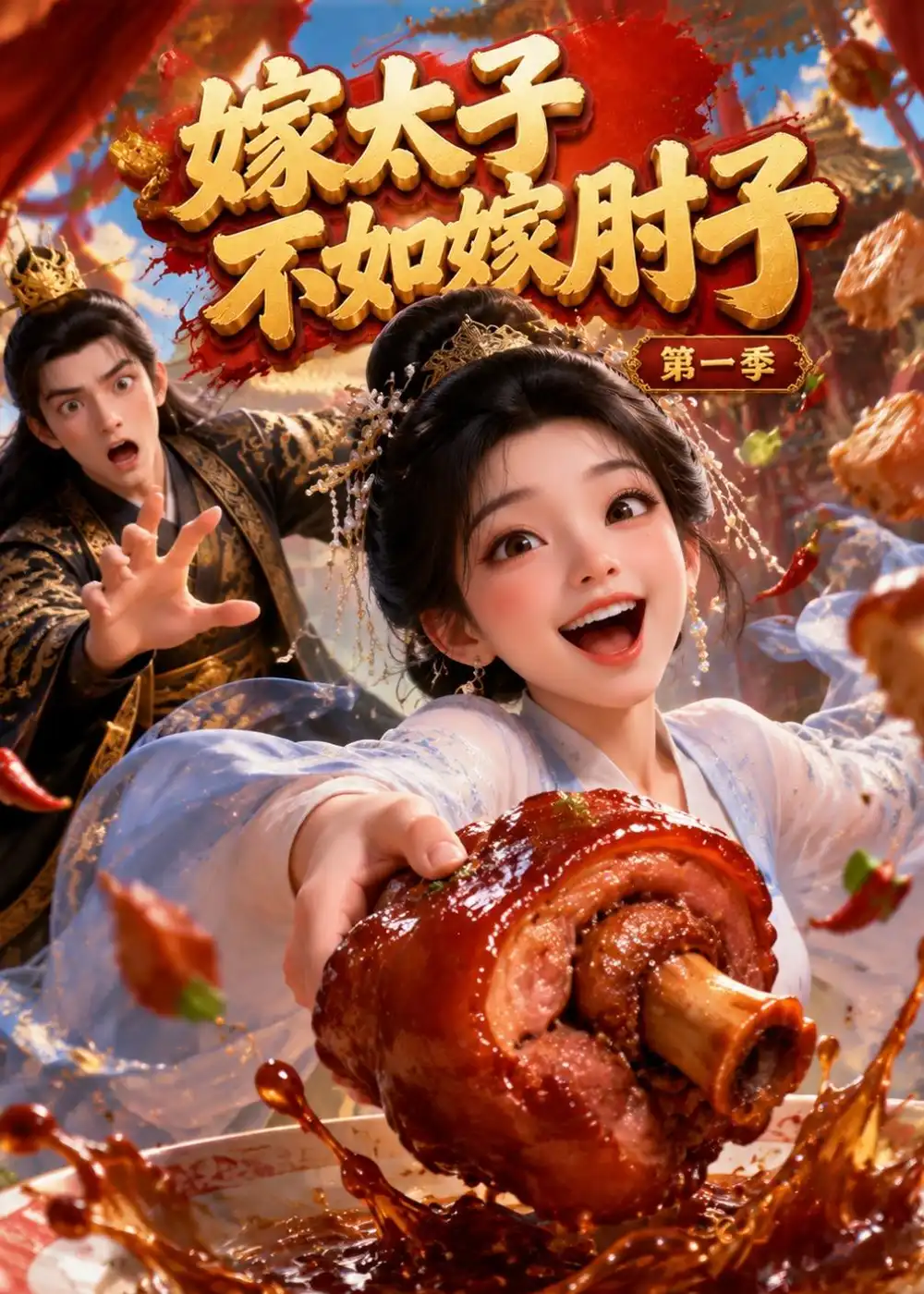 《嫁太子不如嫁肘子第一季（88集）（夸克网盘）》短剧封面