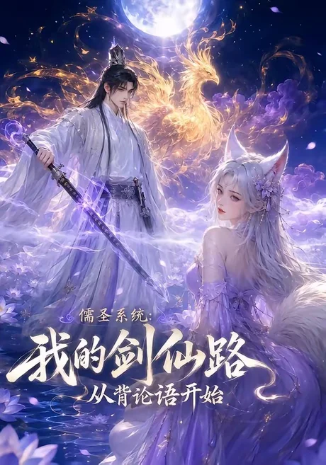 《儒圣系统：我的剑仙路从背论语开始（100集）（百度网盘）》短剧封面