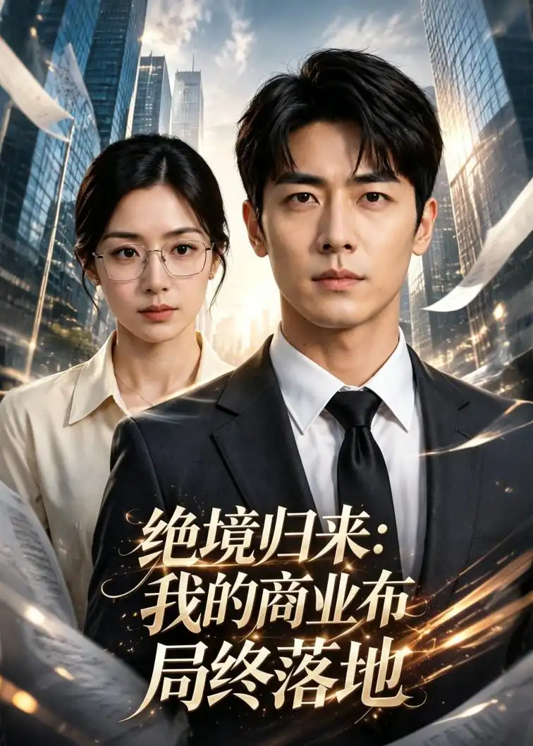 《绝境归来:我的商业布局终落地(128集)AI短剧(夸克网盘)》短剧封面