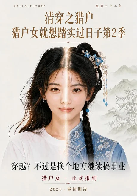 《清穿之猎户猎户女就想踏实过日子第2季（60集）（夸克网盘）》短剧封面