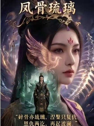 《凤骨琉璃（61集）Ai短剧（百度网盘）》短剧封面