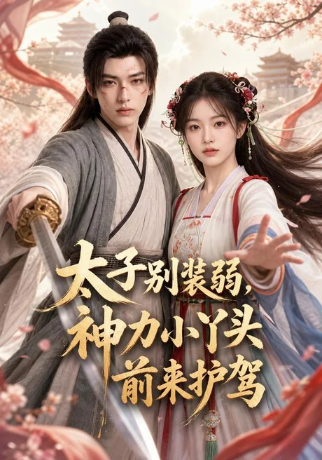《太子别装弱，神力小丫头前来护驾（146集）AI短剧（夸克网盘）》短剧封面