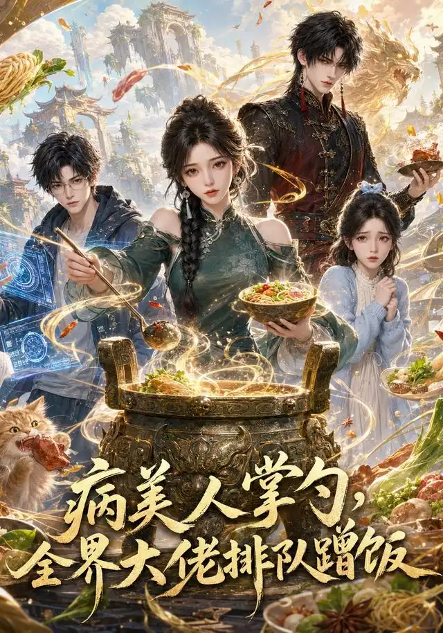 《病美人掌勺，全界大佬排队蹭饭（81集）（夸克网盘）》短剧封面