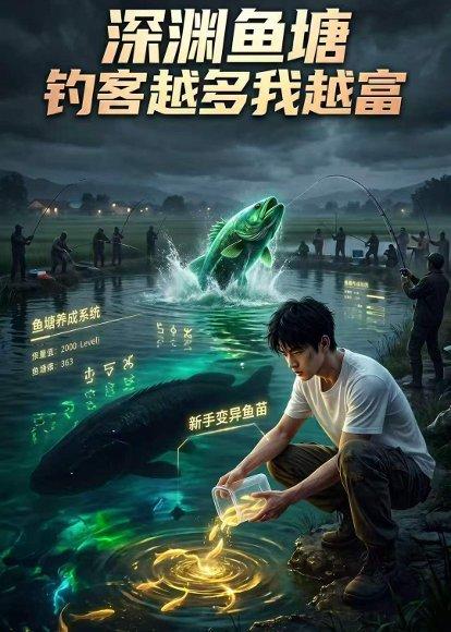 深渊鱼塘：钓客越多我越富（63集）Ai短剧（百度网盘）封面图 - 都市短剧