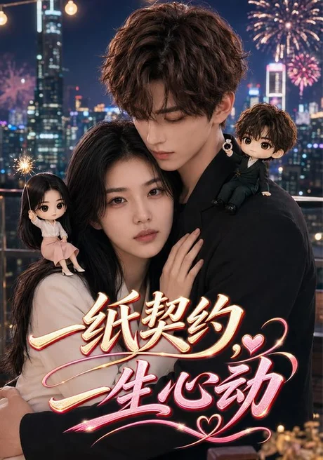 《一纸契约,一生心动(80集)(夸克网盘)》短剧封面
