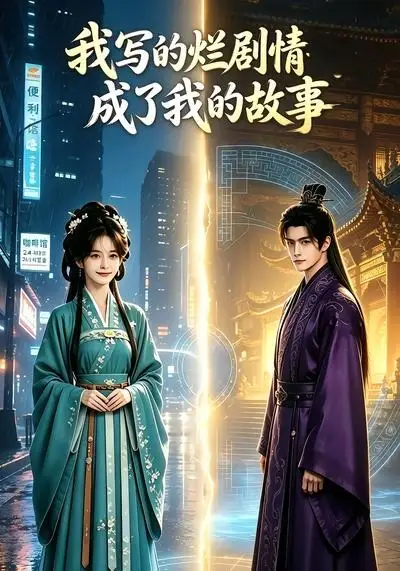 《我写的烂剧情成了我的故事（20集）AI短剧 (2026)》短剧封面