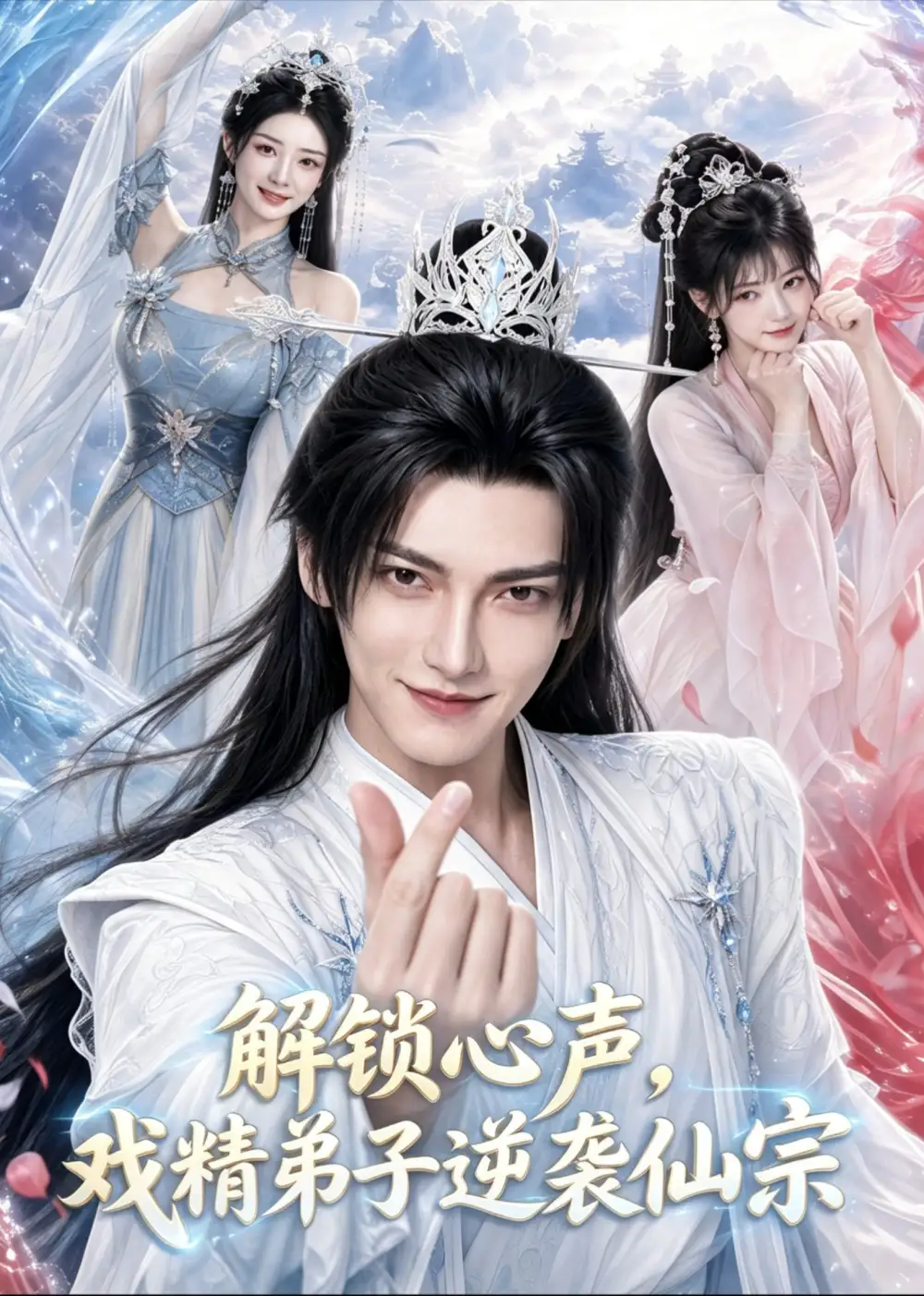 《解锁心声，戏精弟子逆袭仙宗（65集）（夸克网盘）》短剧封面