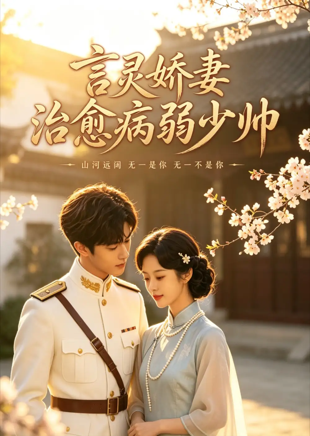 《言灵娇妻治愈病弱少帅（61集）（夸克网盘）》短剧封面