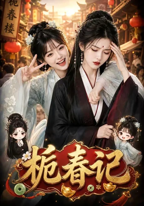 《栀春记（54集）AI短剧 (2026)》短剧封面