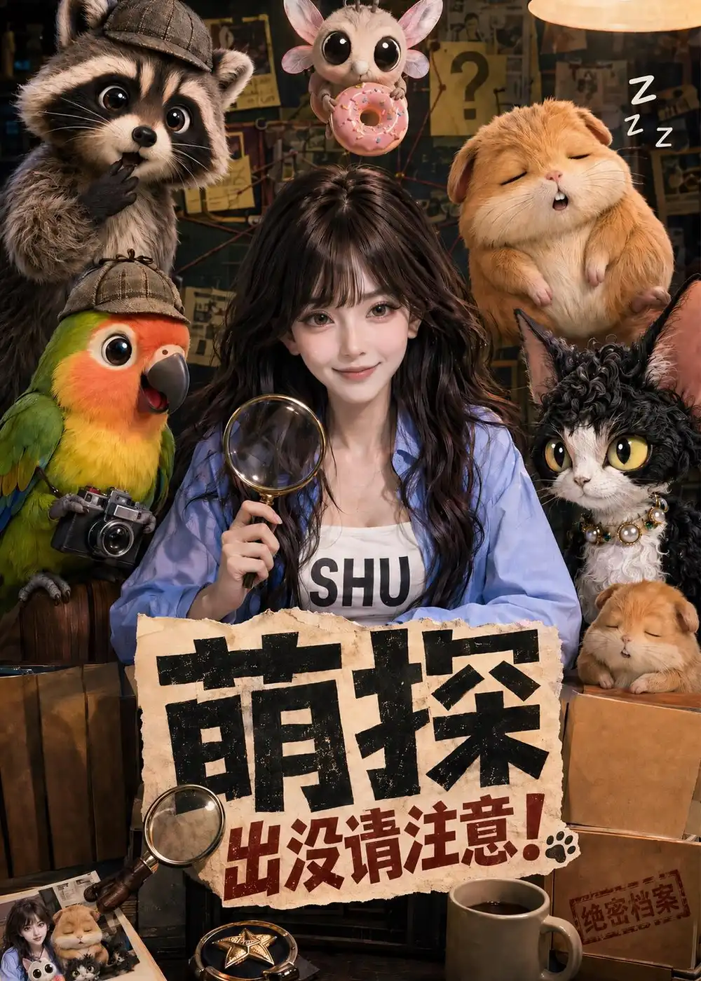 《萌探出没请注意(75集)(夸克网盘)》短剧封面