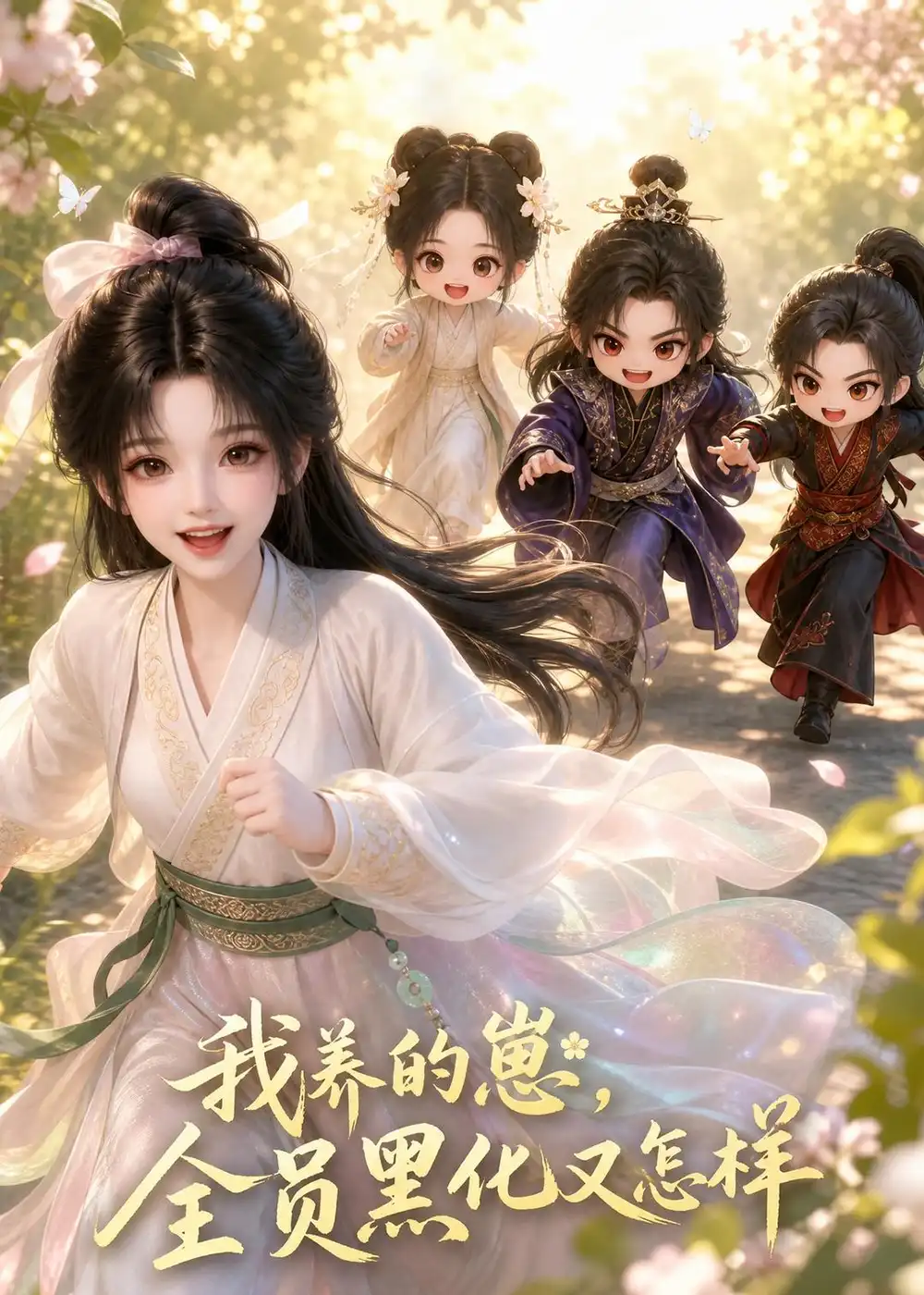 《我养的崽，全员黑化又怎样（54集）AI短剧 (2026)》短剧封面