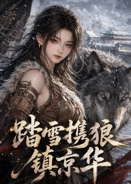 《踏雪携狼镇京华（49集）AI短剧（百度网盘）》短剧封面