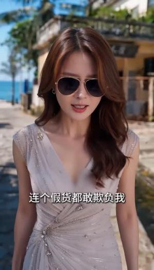 《心动海岛：破产日记与装穷指南》短剧封面