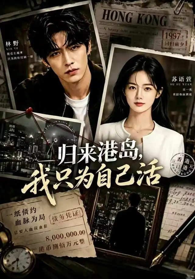 《归来港岛，我只为自己活（53集）（夸克网盘）》短剧封面