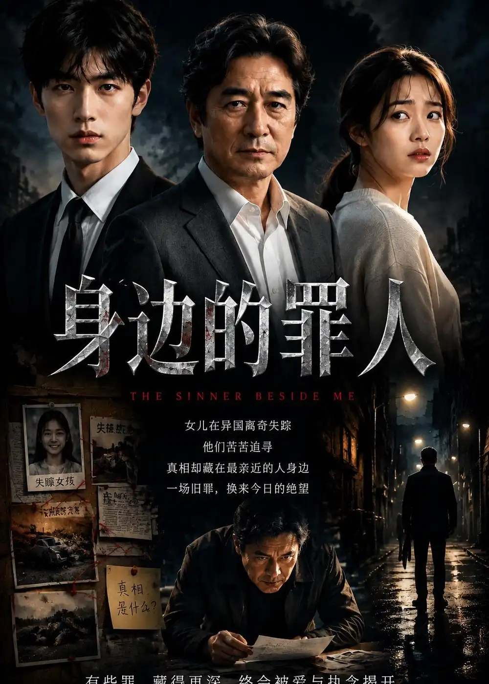 《身边的罪人（33集）AI短剧（夸克网盘）》短剧封面
