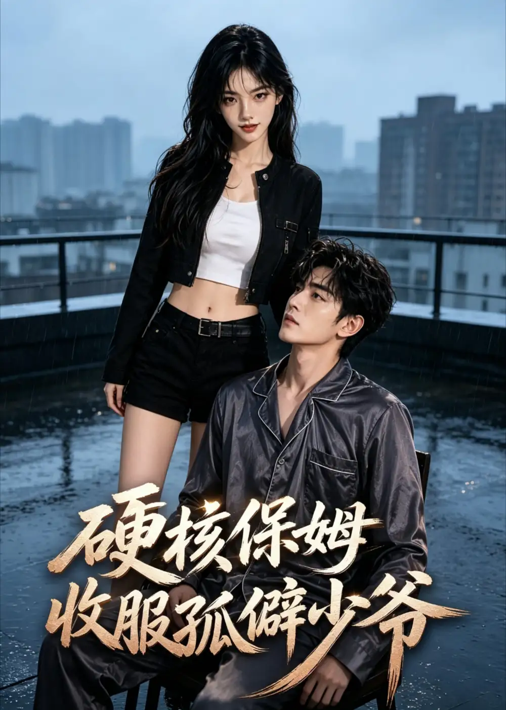 《硬核保姆收服孤僻少爷（27集）（夸克网盘）》短剧封面
