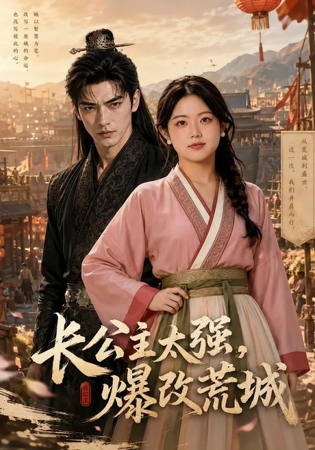 《长公主太强,爆改荒城(40集)(百度网盘)》短剧封面