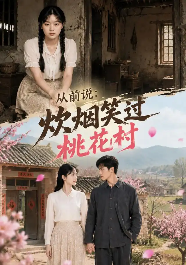 《从前说：炊烟笑过桃花村（114集） AI短剧（夸克网盘）》短剧封面