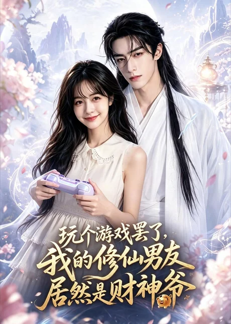 《玩个游戏罢了，我的修仙男友居然是财神爷（60集）AI短剧 (2026)》短剧封面