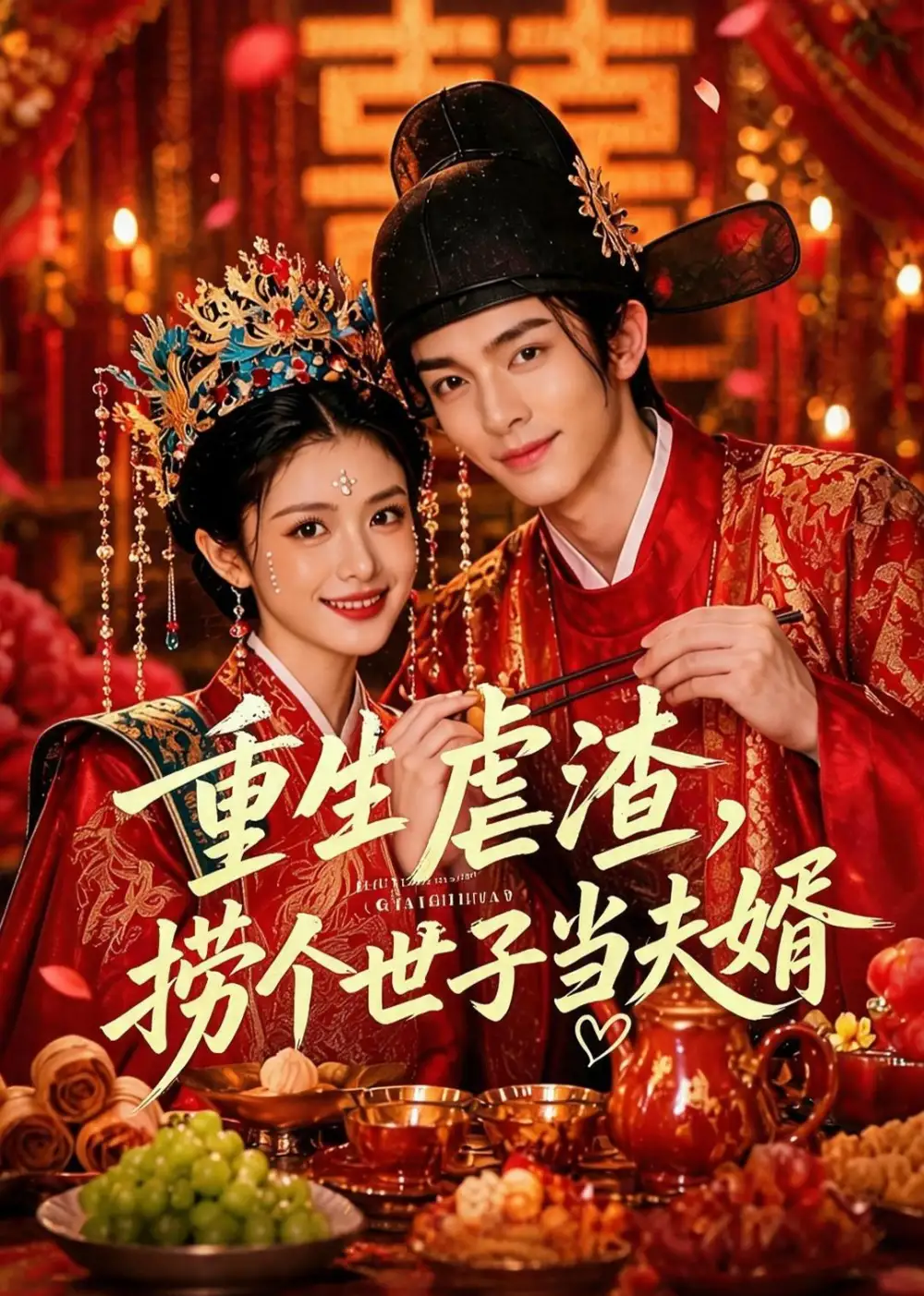 《重生虐渣，捞个世子当夫婿（58集）AI短剧 (2026)》短剧封面