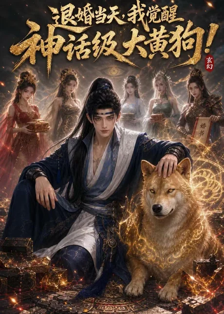 《退婚当天，我觉醒神话级大黄狗（74集）AI短剧 (2026)》短剧封面