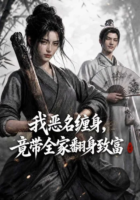 《我恶名缠身，竟带全家翻身致富（88集）（夸克网盘）》短剧封面
