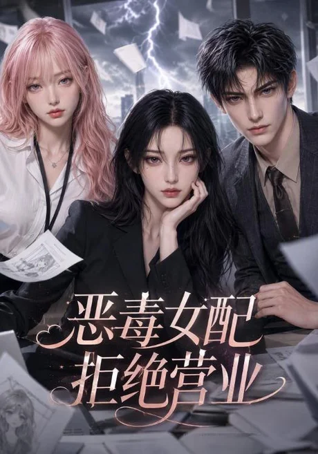 《恶毒女配拒绝营业（37集）AI短剧 (2026)》短剧封面