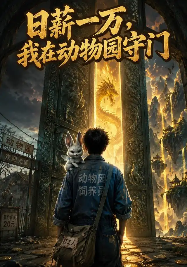 《日薪一万，我在动物园守门（60集）（夸克网盘）》短剧封面