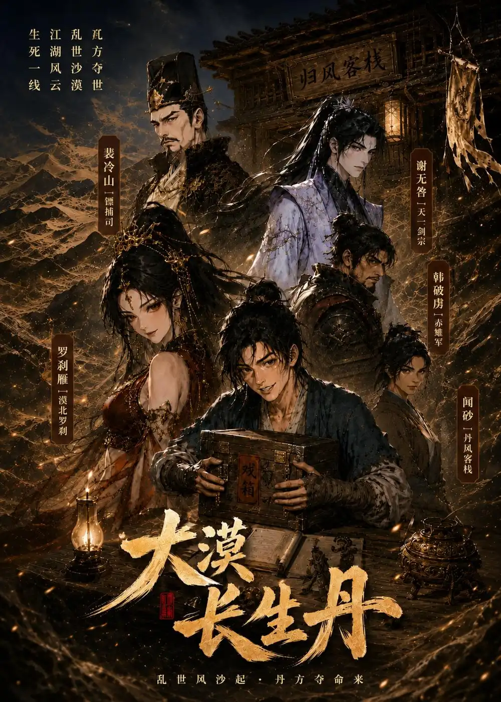 《大漠长生丹（38集）漫剧 (2026)》短剧封面