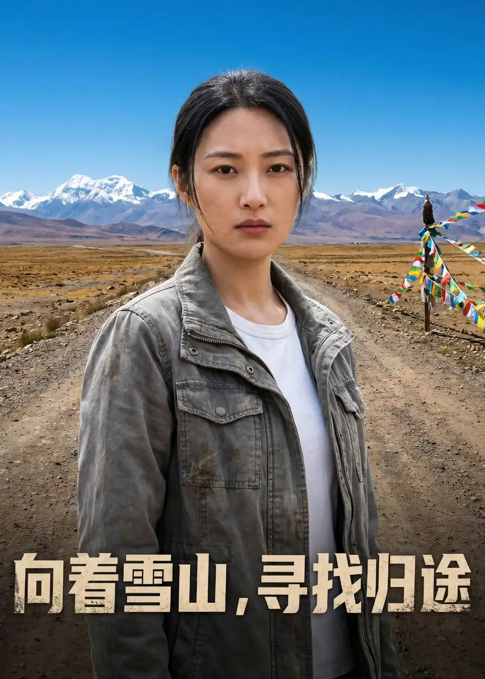 《向着雪山，寻找归途（47集）AI短剧（夸克网盘）》短剧封面
