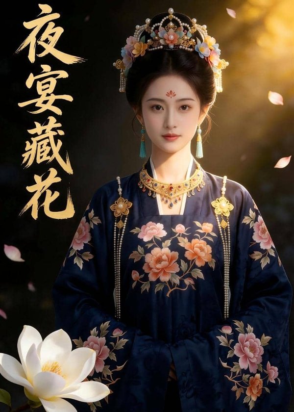 《夜宴藏花（59集）Ai短剧（百度网盘）》短剧封面