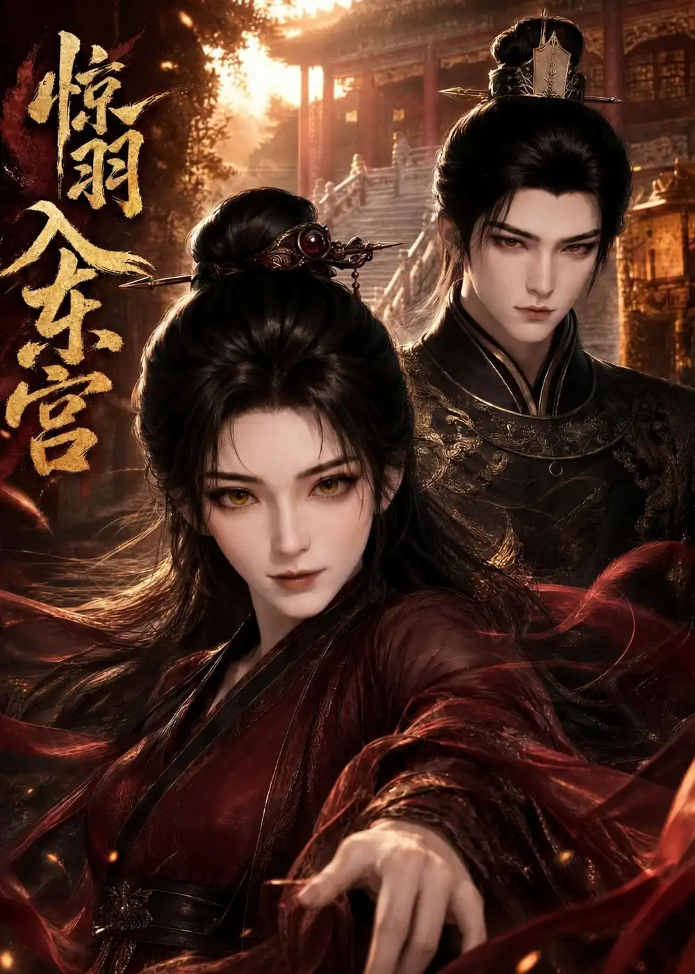 《惊羽入东宫(28集)AI短剧 (2026)》短剧封面
