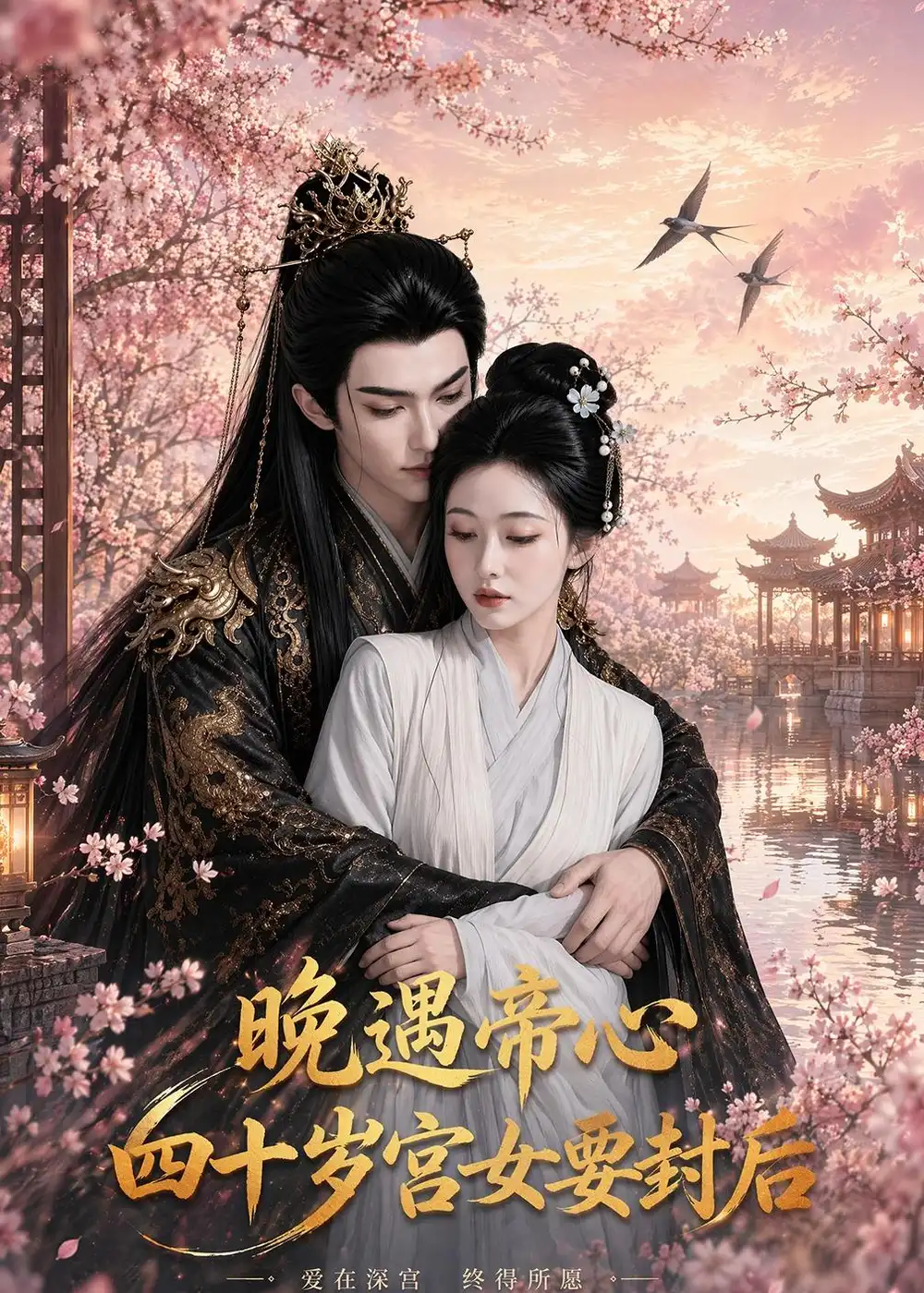 《晚遇帝心,四十岁宫女要封后(78集)(夸克网盘)》短剧封面