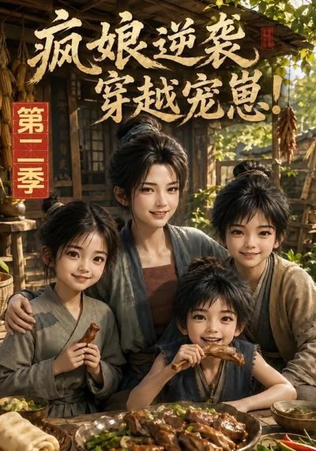 《疯娘逆袭,穿越宠崽!第二季(100集)AI短剧 (2026)》短剧封面